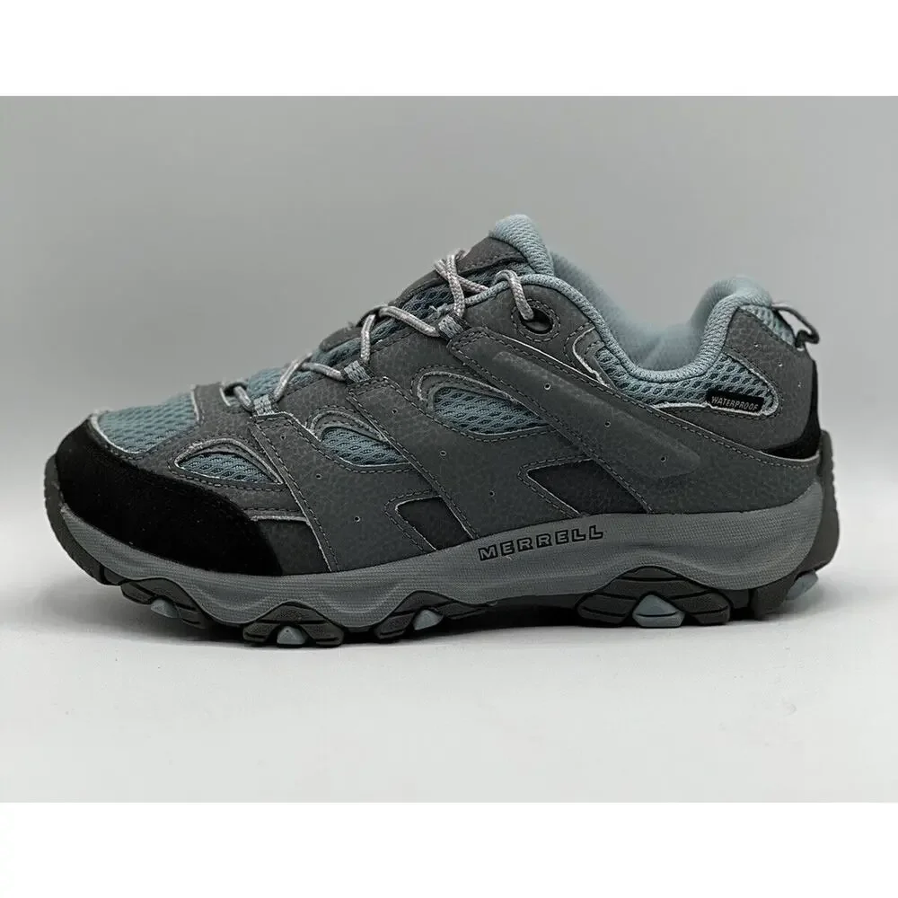 Merrell Moab 3 Low WTRPF Hiking Shoe,‎ Altitude, 5.5 US Unisex Big Kid EUC
